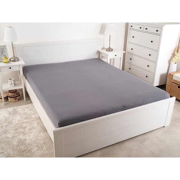 Sötétszürke gumis lepedő 180x200 cm – B.E.S.-image-2