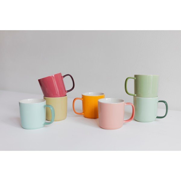 Zöld new bone china bögre 370 ml Mae – ONA-image-3