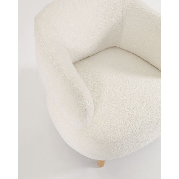 Fehér fotel Luisa - Kave Home-image-2