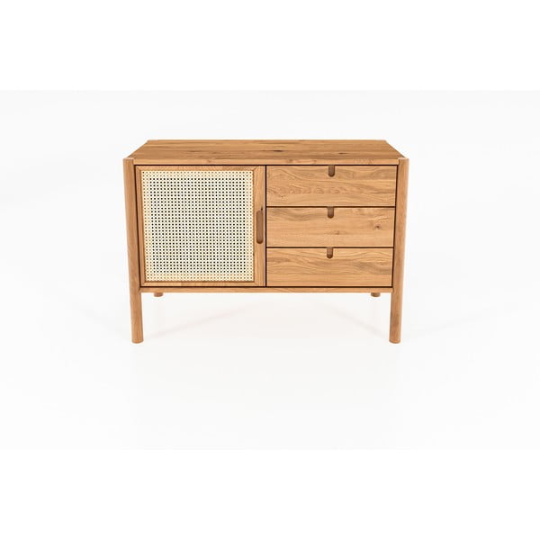 Alacsony tölgyfa komód 97x69 cm Pola - The Beds-image-2