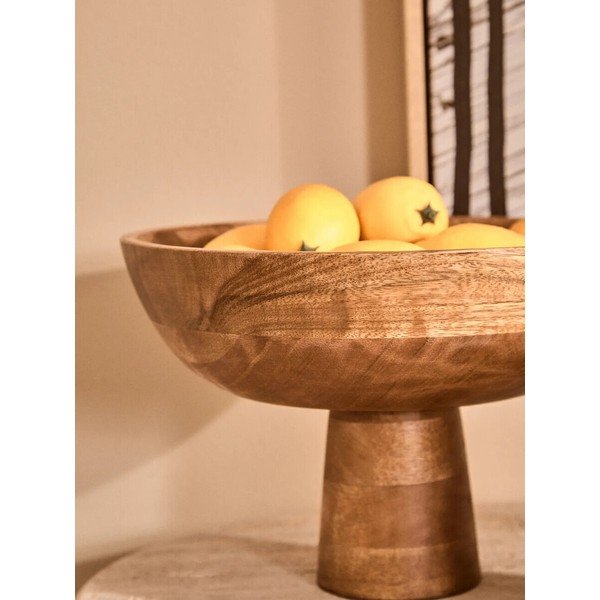 Natúr színű fa tál ø 27 cm Kara – Premier Housewares-image-3