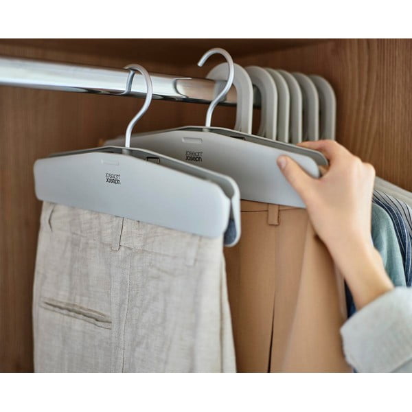 Műanyag vállfa szett nadrágokhoz 2 db-os Orderly – Joseph Joseph-image-1