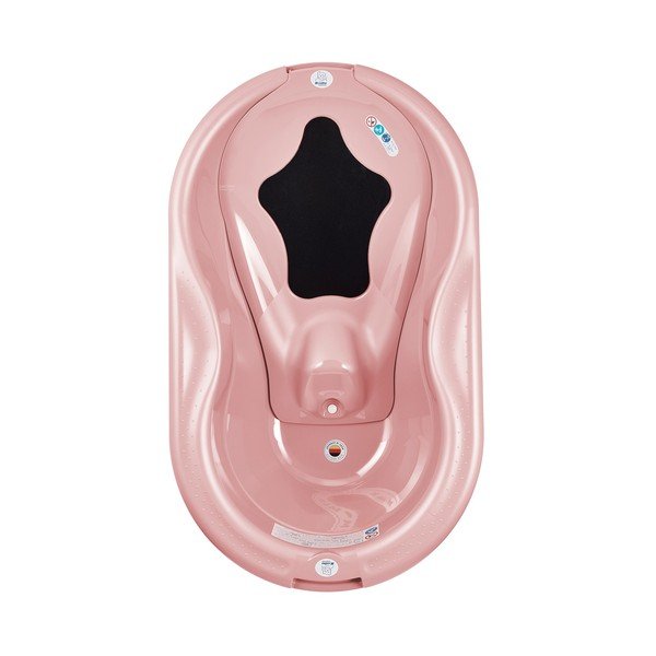 Világos rózsaszín alátét babakádba 32x56 cm Top - Rotho-image-2