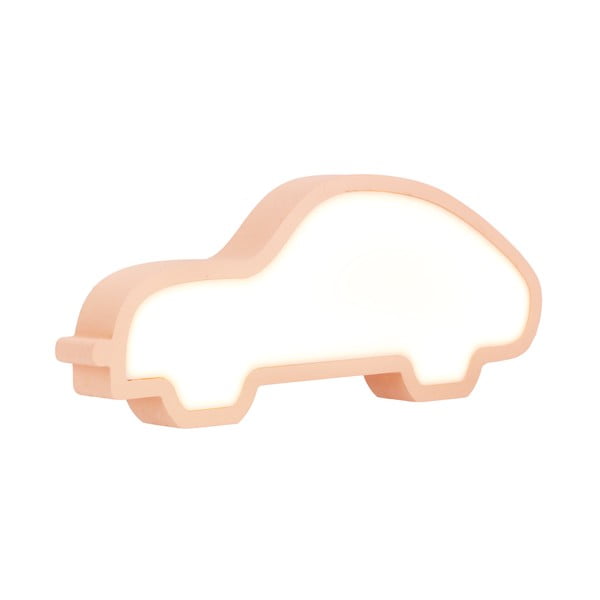 Rózsaszín gyerek éjjelilámpa Car – Candellux Lighting-image-1