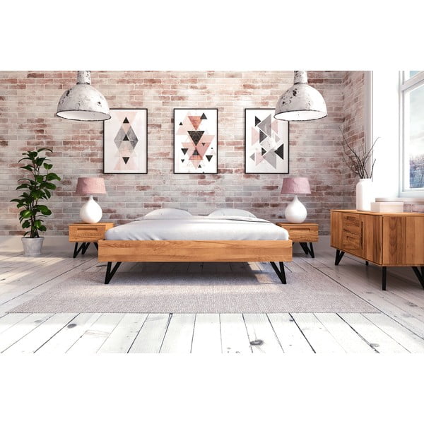 Bükkfa franciaágy 140x200 cm Golo - The Beds-image-3