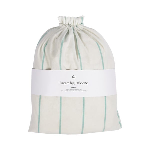 Pamut gyerek ágyneműhuzat lepedővel 110x180 cm Gaitana – Kave Home-image-2