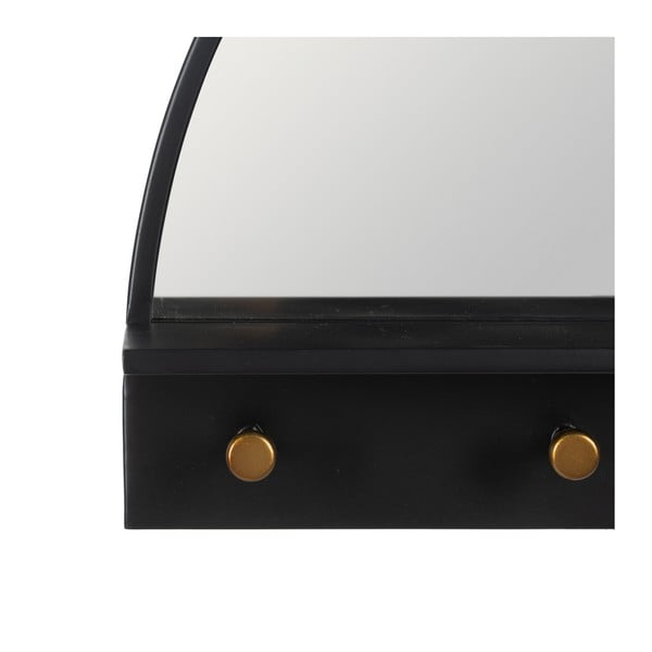 Fali tükör fogassal 69x43 cm – Ixia-image-3