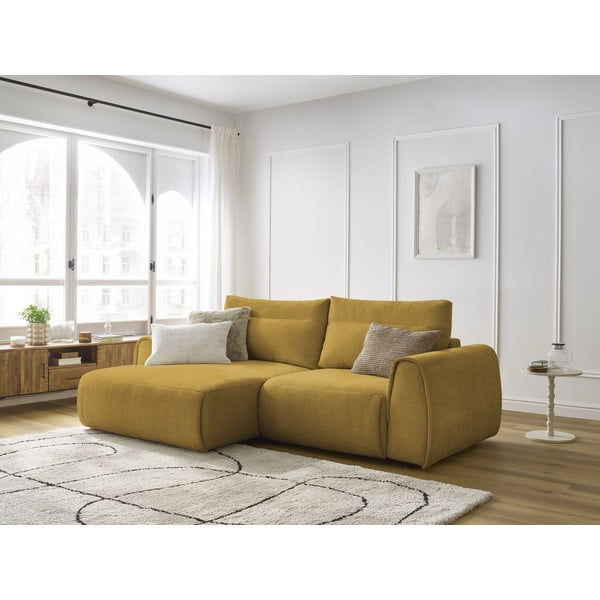 Okkersárga sarokkanapé Aden – Bobochic Paris-image-4