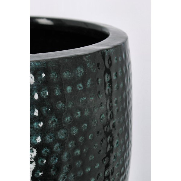 Fém-zománcozott kézzel készített virágcserép készlet 2 db-os ø 45 cm Nirad – Bizzotto-image-3