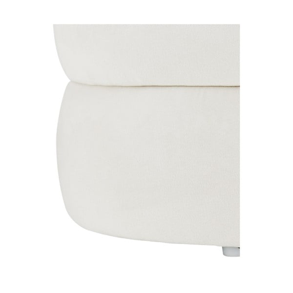 Fehér puff Alto - Westwing Collection-image-2