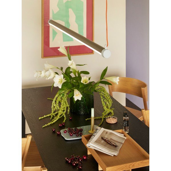 Szürke LED dimmelhető függőlámpa Interplay – Hübsch-image-3