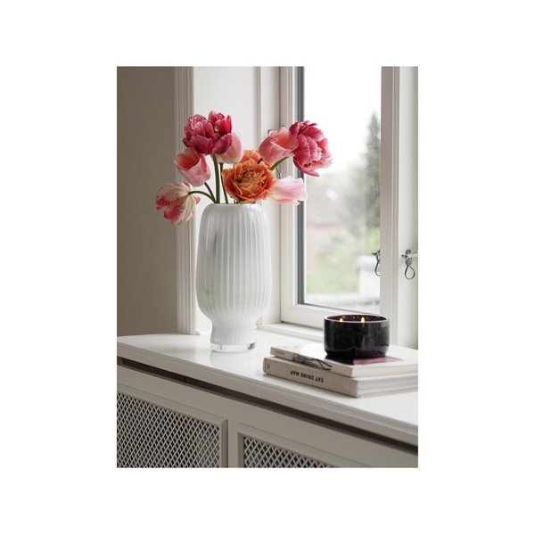 Fehér üveg váza (magasság 31,5 cm) Cuneo – Villa Collection-image-2