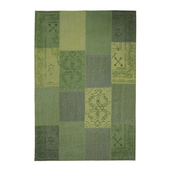 Emotion zöld kézzel szőtt szőnyeg, 120 x 170 cm - Kayoom