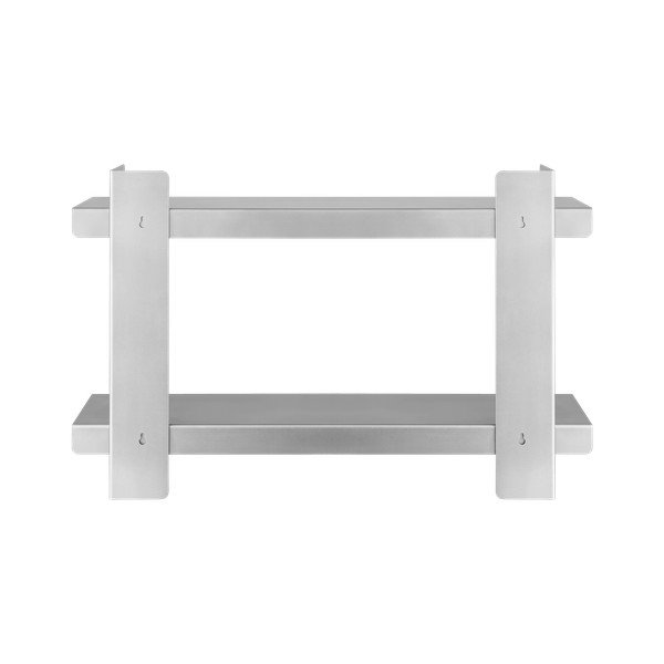 Ezüstszínű többszintes fém fali polc 70 cm Tivo – noo.ma-image-3