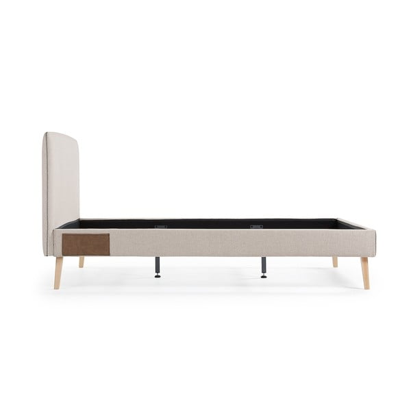 Lydia bézs kétszemélyes ágy, 160 x 200 cm - Kave Home-image-3