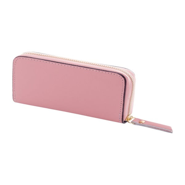 Világos rózsaszín bőr pénztárca - Andrea Cardone