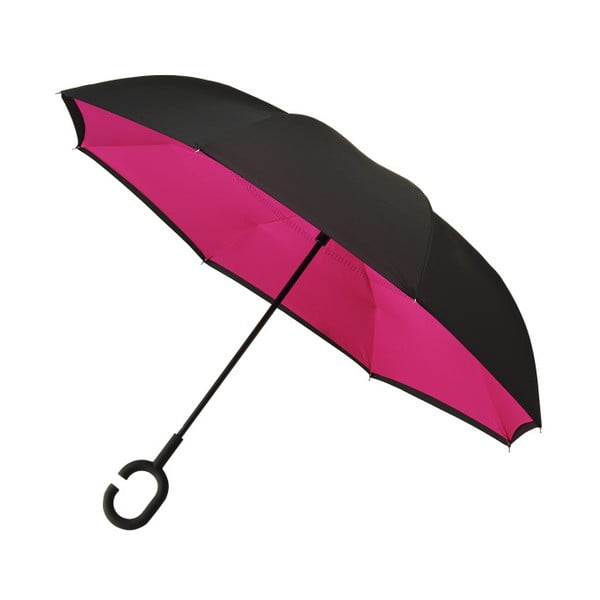 Rever fekete-rózsaszín esernyő, ⌀ 107 cm