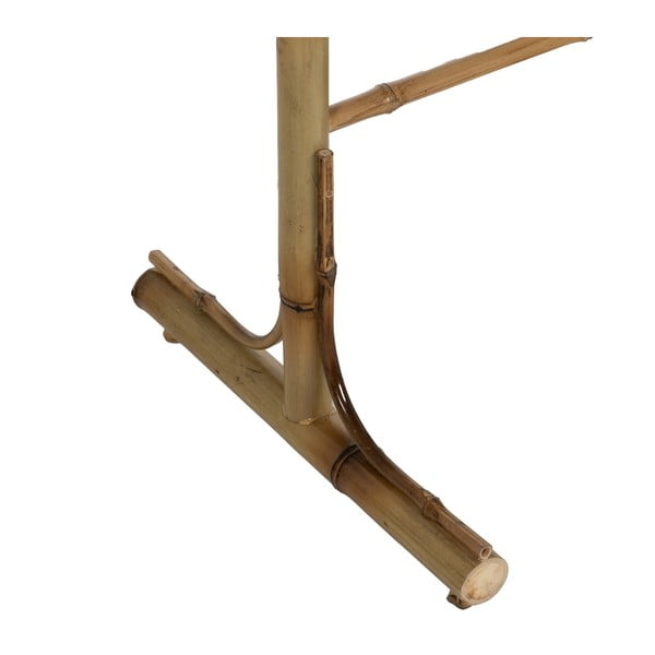 Natúr színű bambusz ruhatartó állvány 50x150x40 cm Manali – Ixia-image-2