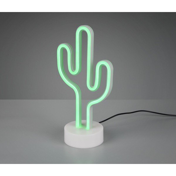 Fehér LED asztali lámpa (magasság 29 cm) Cactus – Reality-image-1