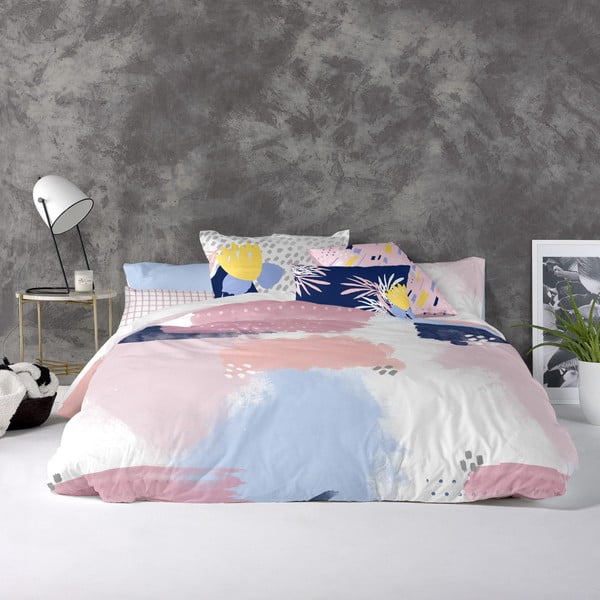 Tempera pamut paplanhuzat, 140 x 200 cm - Blanc-image-1