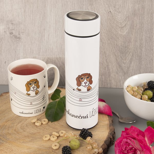 Fehér termosz 400 ml – Orion-image-1