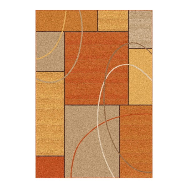 Delta narancssárga szőnyeg, 133 x 190 cm - Universal