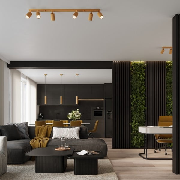 Aranyszínű spotlámpa 6,5x81 cm Gleam – Sollux-image-1