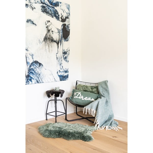 Sheepskin zöld műszőrme, 60 x 90 cm - Tiseco Home Studio-image-1