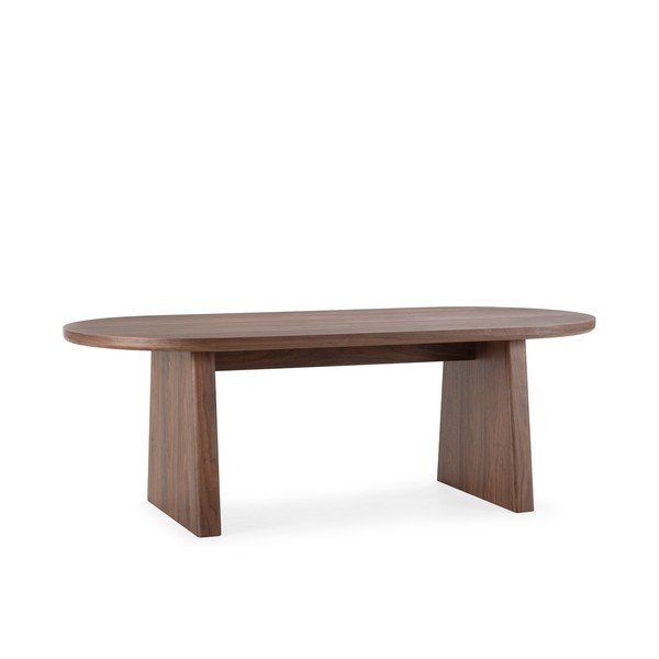 Étkezőasztal diófa dekorral 100x200 cm Blair – MOME