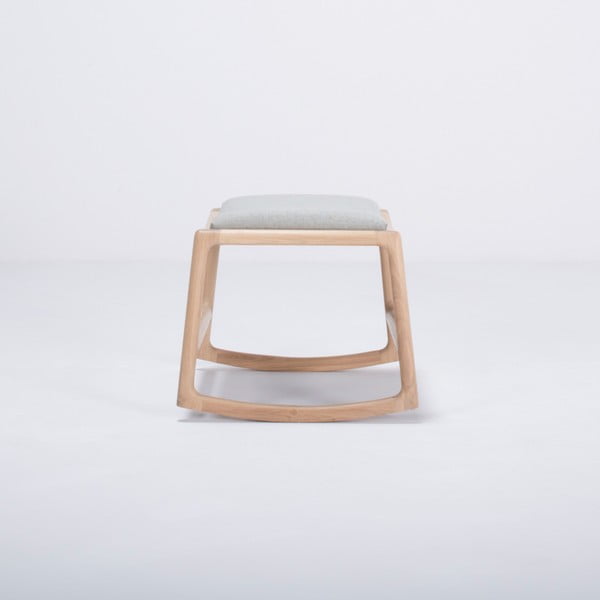 Dedo tölgyfa zsámoly kékesszürke szövet ülőrésszel - Gazzda-image-1