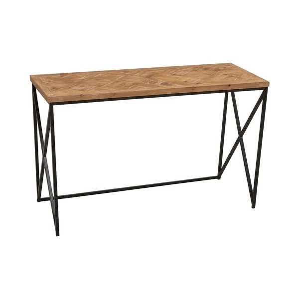 Natúr színű jegenyefenyő konzolasztal 48x120 cm Kickford – Premier Housewares
