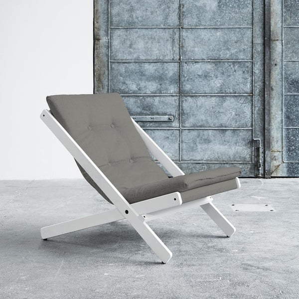 Boogie White/Granite Grey összecsukható fotel - Karup