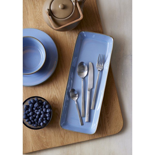 Matt ezüstszínű acél evőeszköz készlet 16 db-os – Bitz-image-2