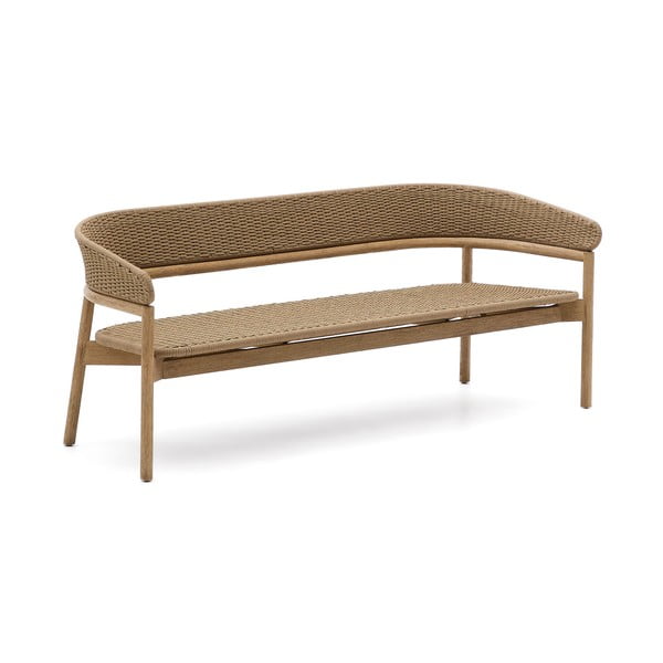 Bézs-natúr színű akácfa kerti kanapé Arinella – Kave Home