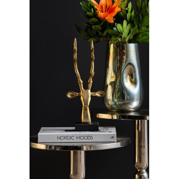 Fém szobor (magasság 34 cm) Reindeer Head – PT LIVING-image-1