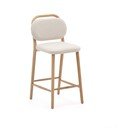 Bézs bárszék (ülésmagasság 66 cm) Helda – Kave Home