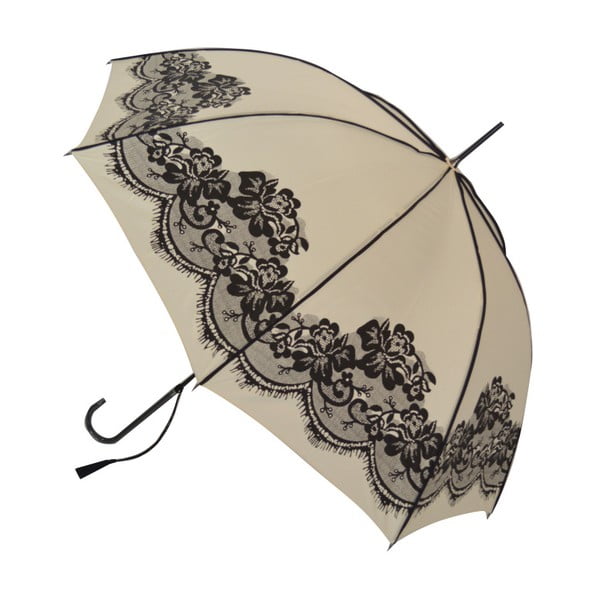 Vintage bézs esernyő, ⌀ 95 cm