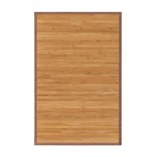 Natúr színű bambusz szőnyeg 60x90 cm – Casa Selección