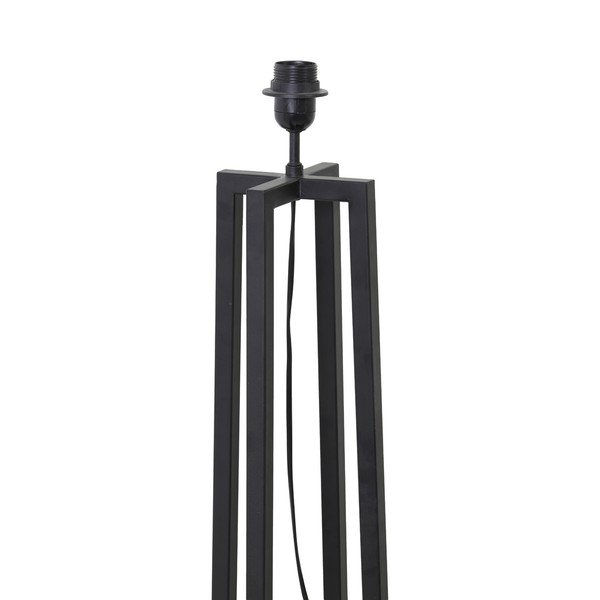 Matt fekete állólámpa talp 130 cm Miley – Light & Living-image-3