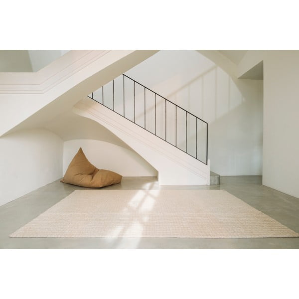 Bézs mosható-kézi szövésű gyapjú szőnyeg 170x240 cm Unexpected Wool – Lorena Canals-image-3