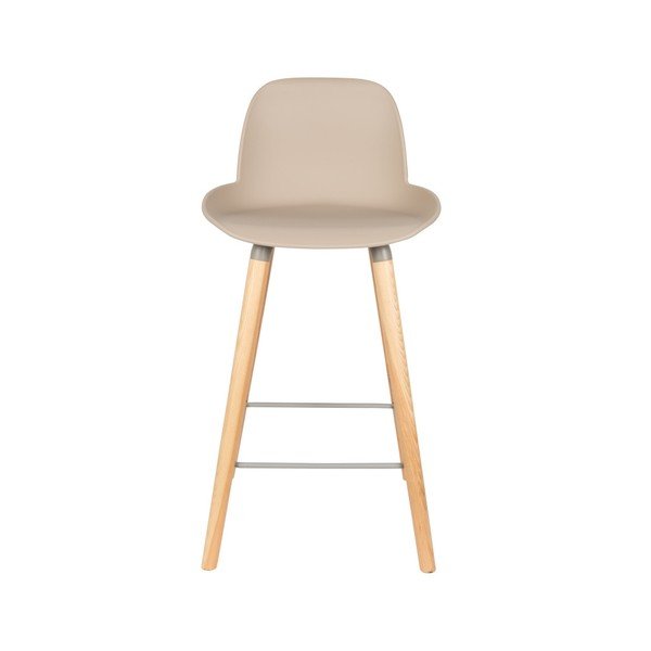 Alber Kuip 2 db bézsesszürke bárszék, ülésmagasság 65 cm - Zuiver-image-2