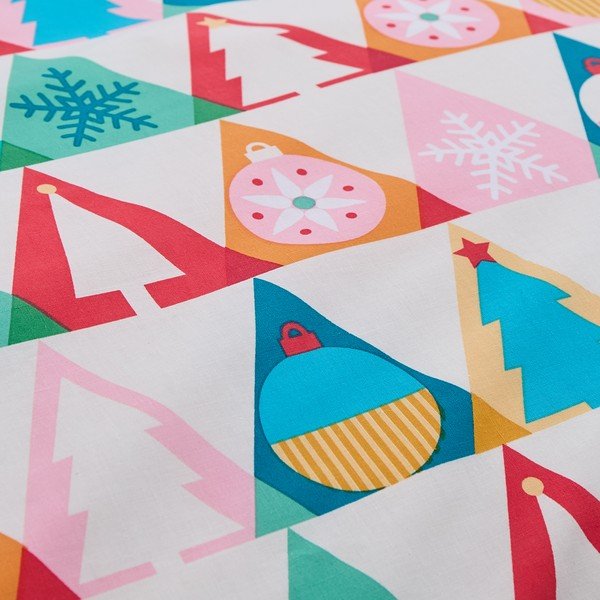 Kétszemélyes ágyneműhuzat 200x200 cm Christmas Geo – Catherine Lansfield-image-4