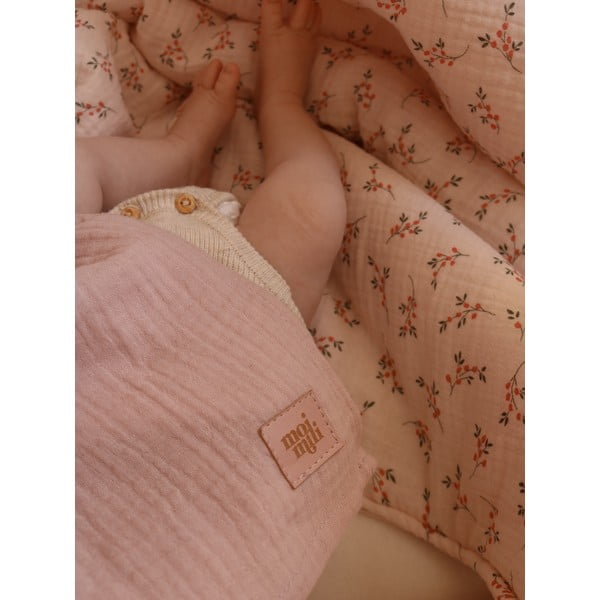 Muszlin pelenka készlet 2 db-os Baby Pink - Moi Mili-image-2