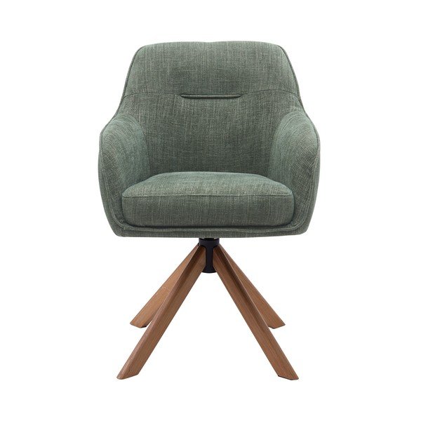 Zöld kárpitozott étkezőfotel szett 2 db-os Avola – Unique Furniture-image-4