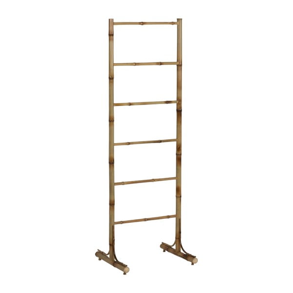 Natúr színű bambusz ruhatartó állvány 50x150x40 cm Manali – Ixia
