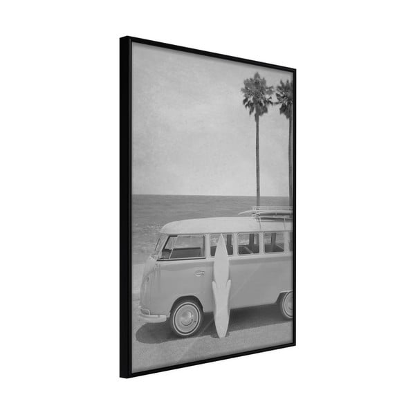 Hippie Van II poszter keretben, 40 x 60 cm - Artgeist