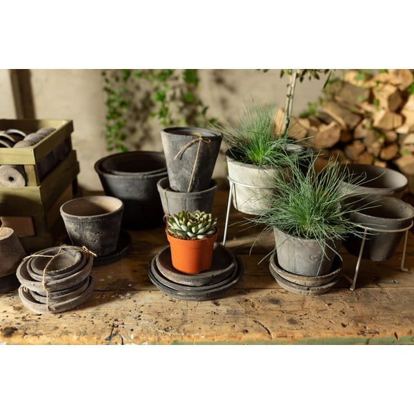 3 db terrakotta virágcserép alátét - Esschert Design-image-2