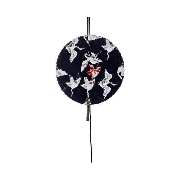 Fekete fali lámpa Jaylee – White Label