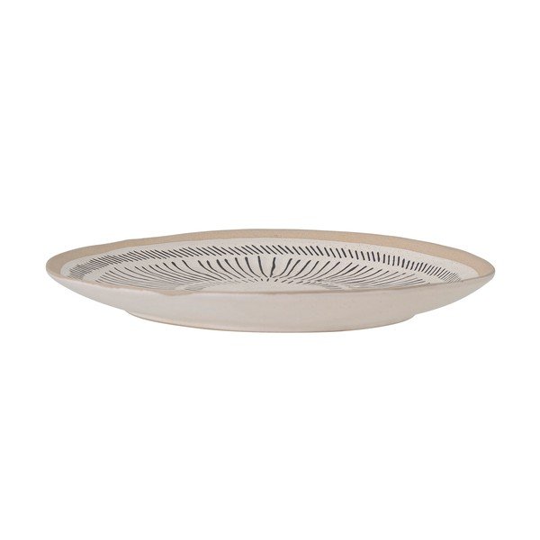 Eliana fekete-fehér agyagkerámia tányér, ø 26 cm - Bloomingville-image-2