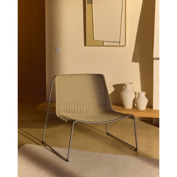 Bézs kerti fotel Tavari – Kave Home-image-2